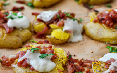 Smashed potatoes